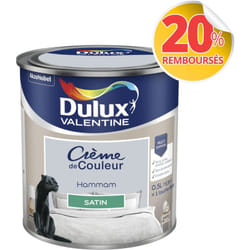 Dulux Valentine - Peinture Crème De Couleur Satin Hammam 0,5 l