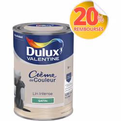 LIVRAISON OFFERTE DES 39€ D’ACHAT ET RETOUR GRATUIT ! Dulux Valentine Crème de couleur : La peinture Dulux Valentine Crème de ...