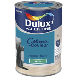 Dulux Valentine - Peinture Crème De Couleur Satin Marée Haute 1,25 l