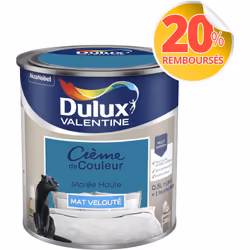 LIVRAISON OFFERTE DES 39€ D’ACHAT ET RETOUR GRATUIT ! Dulux Valentine Crème de couleur : La peinture Dulux Valentine Crème de ...