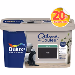 LIVRAISON OFFERTE DES 39€ D’ACHAT ET RETOUR GRATUIT ! Dulux Valentine Crème de couleur : La peinture Dulux Valentine Crème de ...