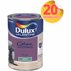 LIVRAISON OFFERTE DES 39€ D’ACHAT ET RETOUR GRATUIT ! Dulux Valentine Crème de couleur : La peinture Dulux Valentine Crème de ...