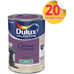 Dulux Valentine - Peinture Crème De Couleur Satin Prune 1,25 l