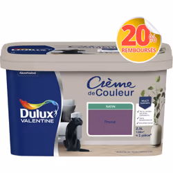 LIVRAISON OFFERTE DES 39€ D’ACHAT ET RETOUR GRATUIT ! Dulux Valentine Crème de couleur : La peinture Dulux Valentine Crème de ...
