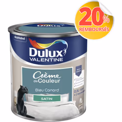 LIVRAISON OFFERTE DES 39€ D’ACHAT ET RETOUR GRATUIT ! Dulux Valentine Crème de couleur : La peinture Dulux Valentine Crème de ...