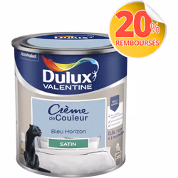 LIVRAISON OFFERTE DES 39€ D’ACHAT ET RETOUR GRATUIT ! Dulux Valentine Crème de couleur : La peinture Dulux Valentine Crème de ...