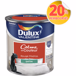 LIVRAISON OFFERTE DES 39€ D’ACHAT ET RETOUR GRATUIT ! Dulux Valentine Crème de couleur : La peinture Dulux Valentine Crème de ...
