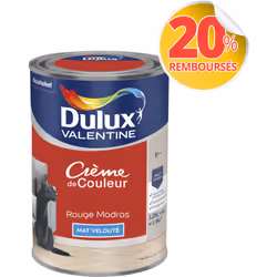 LIVRAISON OFFERTE DES 39€ D’ACHAT ET RETOUR GRATUIT ! Dulux Valentine Crème de couleur : La peinture Dulux Valentine Crème de ...