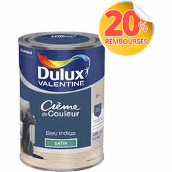 LIVRAISON OFFERTE DES 39€ D’ACHAT ET RETOUR GRATUIT ! Dulux Valentine Crème de couleur : La peinture Dulux Valentine Crème de ...