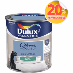 LIVRAISON OFFERTE DES 39€ D’ACHAT ET RETOUR GRATUIT ! Dulux Valentine Crème de couleur : La peinture Dulux Valentine Crème de ...