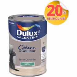 LIVRAISON OFFERTE DES 39€ D’ACHAT ET RETOUR GRATUIT ! Dulux Valentine Crème de couleur : La peinture Dulux Valentine Crème de ...