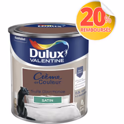 LIVRAISON OFFERTE DES 39€ D’ACHAT ET RETOUR GRATUIT ! Dulux Valentine Crème de couleur : La peinture Dulux Valentine Crème de ...