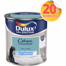 LIVRAISON OFFERTE DES 39€ D’ACHAT ET RETOUR GRATUIT ! Dulux Valentine Crème de couleur : La peinture Dulux Valentine Crème de ...