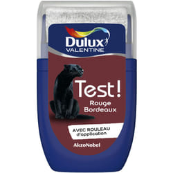 Dulux Valentine - Testeur couleur Rouge Bordeaux 30 mL - Peinture