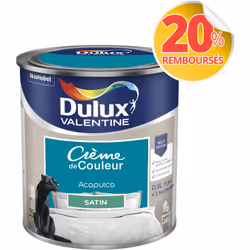 LIVRAISON OFFERTE DES 39€ D’ACHAT ET RETOUR GRATUIT ! Dulux Valentine Crème de couleur : La peinture Dulux Valentine Crème de ...