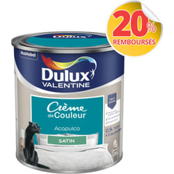Dulux Valentine - Peinture Crème De Couleur Satin Acapulco 0,5 l