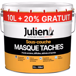 LIVRAISON OFFERTE DES 39€ D’ACHAT ET RETOUR GRATUIT ! Julien Sous-Couche Masque Taches : La sous-couche Masque taches est la  ...