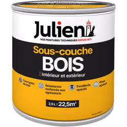 LIVRAISON OFFERTE DES 39€ D’ACHAT ET RETOUR GRATUIT ! Julien Sous-Couche Bois Intérieur/Extérieur : La sous-couche Bois extér ...