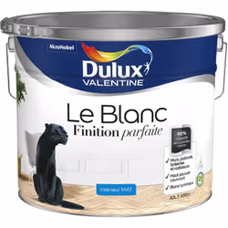 LIVRAISON OFFERTE DES 39€ D’ACHAT ET RETOUR GRATUIT ! Dulux Valentine Le Blanc Finition Parfaite Blanc Mat : Le Blanc Finitio ...