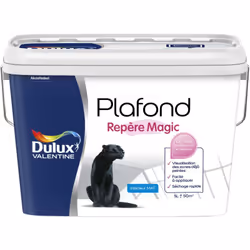 LIVRAISON OFFERTE DES 39€ D’ACHAT ET RETOUR GRATUIT ! Dulux Valentine Plafond Repère Magic est la peinture parfaitement adapt ...