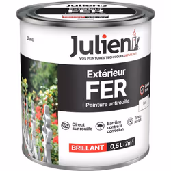 LIVRAISON OFFERTE DES 39€ D’ACHAT ET RETOUR GRATUIT ! Julien Fer Anti-Rouille : La peinture Fer Extérieur Julien protège dura ...
