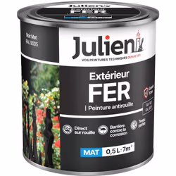 LIVRAISON OFFERTE DES 39€ D’ACHAT ET RETOUR GRATUIT ! Julien Fer Anti-Rouille : La peinture Fer Extérieur Julien protège dura ...