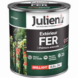 LIVRAISON OFFERTE DES 39€ D’ACHAT ET RETOUR GRATUIT ! Julien Fer Anti-Rouille : La peinture Fer Extérieur Julien protège dura ...