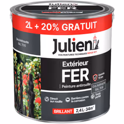 Peinture brillante en phase solvantée pour surfaces métalliques extérieur. Haute résistance aux intempéries et aux UV. Applic ...