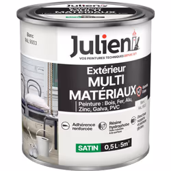 LIVRAISON OFFERTE DES 39€ D’ACHAT ET RETOUR GRATUIT ! Julien Multi-Matériaux : La peinture Multi-matériaux Extérieur Julien p ...