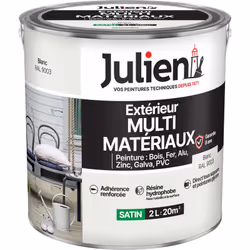 LIVRAISON OFFERTE DES 39€ D’ACHAT ET RETOUR GRATUIT ! Julien Multi-Matériaux : La peinture Multi-matériaux Extérieur Julien p ...
