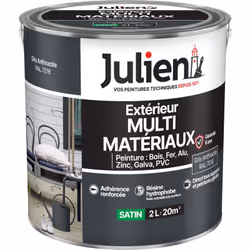 LIVRAISON OFFERTE DES 39€ D’ACHAT ET RETOUR GRATUIT ! Julien Multi-Matériaux : La peinture Multi-matériaux Extérieur Julien p ...