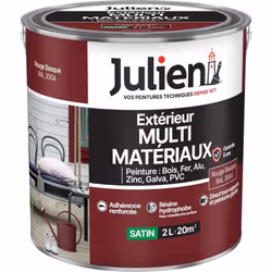 LIVRAISON OFFERTE DES 39€ D’ACHAT ET RETOUR GRATUIT ! Julien Multi-Matériaux : La peinture Multi-matériaux Extérieur Julien p ...