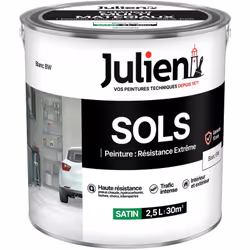 LIVRAISON OFFERTE DES 39€ D’ACHAT ET RETOUR GRATUIT ! Julien Sols Extrême : La peinture Sols Résistance Extrême Julien offre  ...