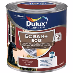 LIVRAISON OFFERTE DES 39€ D’ACHAT ET RETOUR GRATUIT ! Dulux Valentine ECRAN+ Bois : Sa formule microporeuse et son film flexi ...