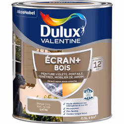 LIVRAISON OFFERTE DES 39€ D’ACHAT ET RETOUR GRATUIT ! Dulux Valentine ECRAN+ Bois : Sa formule microporeuse et son film flexi ...
