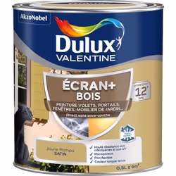 LIVRAISON OFFERTE DES 39€ D’ACHAT ET RETOUR GRATUIT ! Dulux Valentine ECRAN+ Bois : Sa formule microporeuse et son film flexi ...