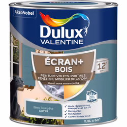 LIVRAISON OFFERTE DES 39€ D’ACHAT ET RETOUR GRATUIT ! Dulux Valentine ECRAN+ Bois : Sa formule microporeuse et son film flexi ...