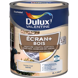 LIVRAISON OFFERTE DES 39€ D’ACHAT ET RETOUR GRATUIT ! Dulux Valentine ECRAN+ Bois : Sa formule microporeuse et son film flexi ...