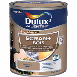 LIVRAISON OFFERTE DES 39€ D’ACHAT ET RETOUR GRATUIT ! Dulux Valentine ECRAN+ Bois : Sa formule microporeuse et son film flexi ...