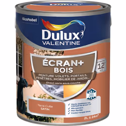 LIVRAISON OFFERTE DES 39€ D’ACHAT ET RETOUR GRATUIT ! Dulux Valentine ECRAN+ Bois : Sa formule microporeuse et son film flexi ...