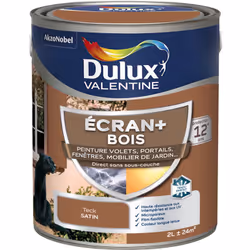 LIVRAISON OFFERTE DES 39€ D’ACHAT ET RETOUR GRATUIT ! Dulux Valentine ECRAN+ Bois : Sa formule microporeuse et son film flexi ...
