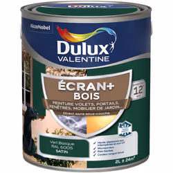 LIVRAISON OFFERTE DES 39€ D’ACHAT ET RETOUR GRATUIT ! Dulux Valentine ECRAN+ Bois : Sa formule microporeuse et son film flexi ...