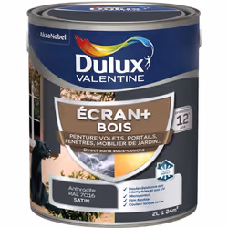 LIVRAISON OFFERTE DES 39€ D’ACHAT ET RETOUR GRATUIT ! Dulux Valentine ECRAN+ Bois : Sa formule microporeuse et son film flexi ...