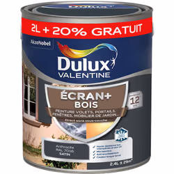 LIVRAISON OFFERTE DES 39€ D’ACHAT ET RETOUR GRATUIT ! Dulux Valentine ECRAN+ Bois : Sa formule microporeuse et son film flexi ...