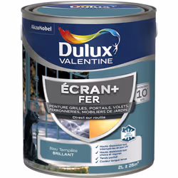 LIVRAISON OFFERTE DES 39€ D’ACHAT ET RETOUR GRATUIT ! Dulux Valentine Peinture ECRAN+ Fer Brillant : ECRAN+ FER protège et su ...