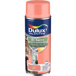 Dulux Valentine - ecran+ multi-supports exterieure - Peinture en Phase Aqueuse Éxtérieur - Satin Corail aérosol 400 ml
