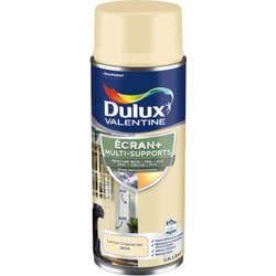 Dulux Valentine - ecran+ multi-supports exterieure - Peinture en Phase Aqueuse Éxtérieur - Satin Lemon Cheesecake aérosol 400 ml