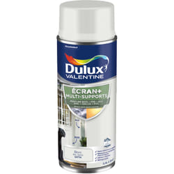 ECRAN+ MULTI-SUPPORTS EXTERIEURE - Peinture en Phase Aqueuse Éxtérieur - Satin Blanc aérosol 400 ml - Dulux Valentine