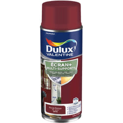 ECRAN+ MULTI-SUPPORTS EXTERIEURE - Peinture en Phase Aqueuse Éxtérieur - Satin Rouge Basque aérosol 400 ml - Dulux Valentine