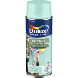 Dulux Valentine - ecran+ multi-supports exterieure - Peinture en Phase Aqueuse Éxtérieur - Satin Mer du Sud aérosol 400 ml